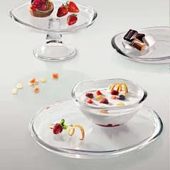 Блюдо сервировочное «Барена» стекло D=28,H=3см прозр., изображение 2