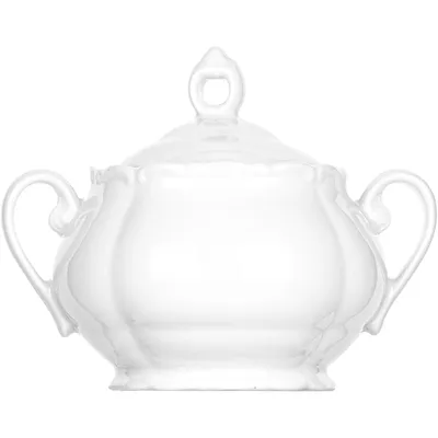 Крышка для сахарницы «Верона» VER4302 фарфор белый, изображение 2
