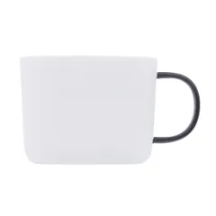 Чашка кофейная «Вейв» фарфор 140мл D=70/60,H=57,L=95мм белый, изображение 4