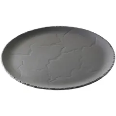 Pizza dish “Basalt” ceramics D=32cm black,matte