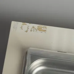 Станция буфетная д/охлаждения овощей и яиц, с охл.эл-том уцененная мдф ,H=30,L=64,B=46см белый, изображение 4