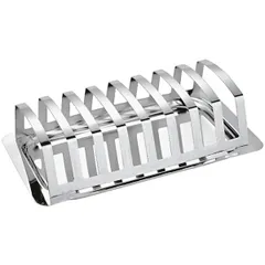 Toast stand for 8 pcs  stainless steel , H=57, L=200, B=110mm