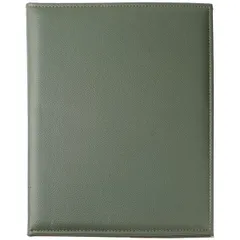 Menu folder A4 2-sided  leatherette , L=32.5, B=25cm  green.