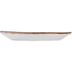 Блюдо «Террамеса мастед» прямоугольное фарфор ,L=33,B=19см св.корич., изображение 3