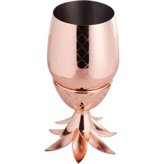 Бокал для коктейлей «Ананас» металл 0,7л D=11,5,H=23,8см медный, изображение 2