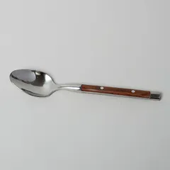 Ложка кофейная «Рустик» уцененная сталь нерж.,пластик ,L=11/3,B=2см металлич.