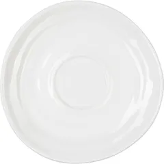 Блюдце «Милк» фарфор D=15/5см белый