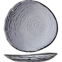 Тарелка пирожковая «Скейп Гласс» стекло D=14см прозр.,серый