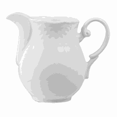 Milk jug “Aphrodite” porcelain 150ml D=52,H=90,L=110mm white