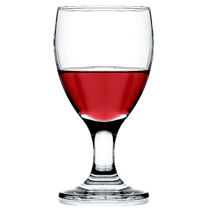 Бокал для вина «Роуз» стекло 240мл D=75,H=137мм прозр.