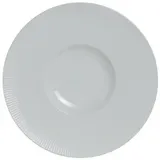 Тарелка «Соната» мелкая с широким бортом фарфор D=27см белый