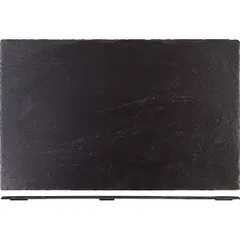 Блюдо для подачи сланец натур. ,H=5,L=500,B=300мм черный, изображение 2