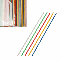 Tubes without bending [1000 pcs]  polyprop.  D=3, L=240mm  multi-colored.