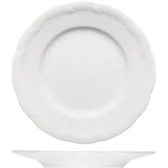 Plate “Stuttgart” small  porcelain  D=240, H=25mm  white