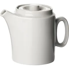 Кофейник «Прага» с крышкой фарфор 250мл D=65,H=110,L=130мм белый