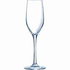 Flute glass “Sequence”  christened glass  170 ml  clear.