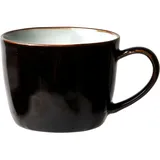 Чашка чайная «Плато» фарфор 190мл D=80,H=62мм черный,белый