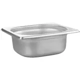 Gastronorm container (1/6)  stainless steel  1 l , H=65, L=176, B=162mm  metallic.