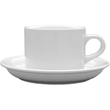 Чашка чайная «Америка» фарфор 220мл D=83,H=63,B=83мм белый