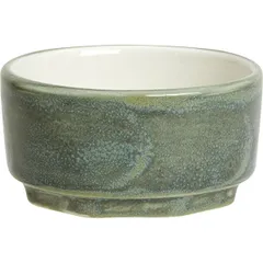 Sauce boat “Revolution Jade”  porcelain  D=65mm  green.