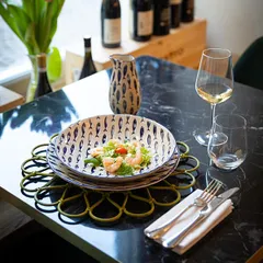 Кувшин «Талассиос» керамика 1,4л D=12,5,H=23,5см бежев.,синий, изображение 2