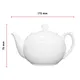 Чайник заварочный «Кунстверк» фарфор 450мл D=75,H=75,L=175мм белый, изображение 2