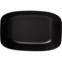 Блюдо «Клаб» глубокое прямоугольное керамика ,H=48,L=207,B=144мм черный, изображение 3