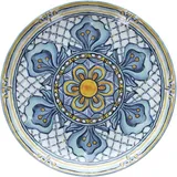 Тарелка «Позитано» фарфор D=28,H=3см васильк.,горчич.