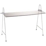 Экран защитный для буфетной станции для охлаждения акрил,сталь нерж. ,H=60,L=74,5,B=42см прозр.