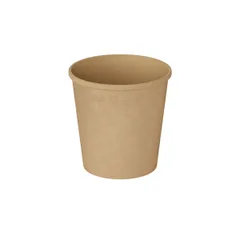 Контейнер бумажный OneBowl для супа картон 0,52л D=102/75,H=104мм св.корич.