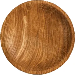 Тарелка «Круг» дуб D=21,H=3см коричнев.
