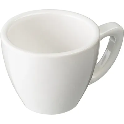 Чашка кофейная «Пур-Амор» фарфор 80мл D=66/40,H=55,L=90мм белый, изображение 4
