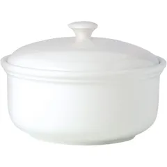 Tureen “Simplicity White” without lid  porcelain  3 l  D=24.3, H=11 cm  white