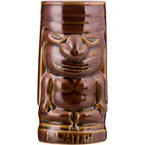 Стакан для коктейлей «Тики» керамика 350мл D=7,H=15см тем.корич.