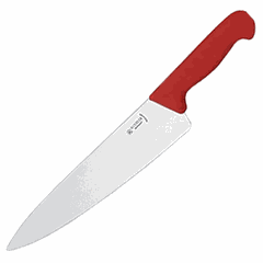 Chef's knife  metal, plastic  L=20cm  red, metal.