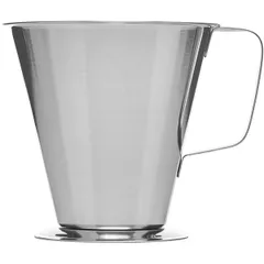 Стакан мерный с ручкой сталь нерж. 0,5л D=14,H=11,5см серебрист., изображение 2