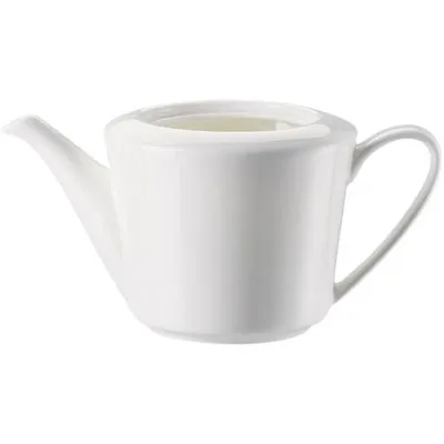 Чайник заварочный «Джейд» без крышки кост.фарф. 400мл белый, изображение 2