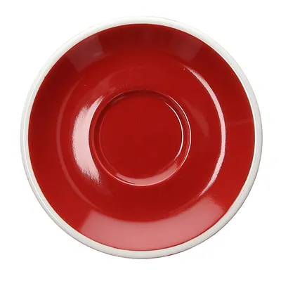 Блюдце «Алберго» фарфор D=14,H=2см красный