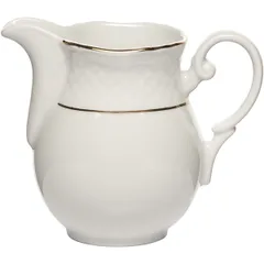 Молочник «Афродита» фарфор 300мл D=60,H=105,L=130мм белый,золотой