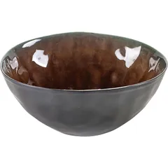 Salad bowl “Pure”  ceramics  0.7 l  D=160, H=68mm  brown.