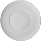 Тарелка «Граффити» мелкая широкий край фарфор D=280,H=35мм белый