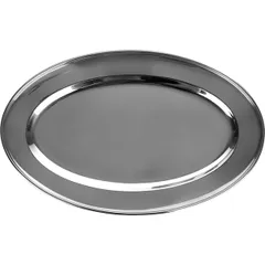 Блюдо сервировочное «Эко Лайн» для мяса сталь нерж. ,L=35,B=22см серебрист.