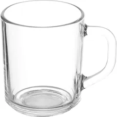 Кружка «Маг» стекло 250мл D=75,H=90,L=100мм прозр., изображение 2
