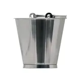 Ведро сталь нерж. ,H=29см металлич.