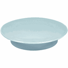 Plate “San Pellegrino” for bread  porcelain  D=14, H=3cm  blue.