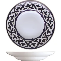 Deep plate “East”  porcelain  450 ml  D=295, H=55mm  blue