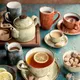 Чашка чайная «Крафт Терракота» фарфор 228мл D=9,H=6см терракот,коричнев., Цвет: Терракот, Объем по данным поставщика (мл): 228, изображение 5