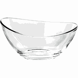 Салатник «Папайя» стекло 0,66л D=16,H=8см прозр.