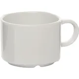 Чашка чайная «Виктория-отель» фарфор 190мл D=80,H=60,L=105мм белый