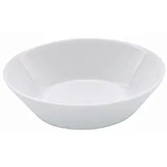 Sauce boat “Casual” porcelain 125ml D=12cm white